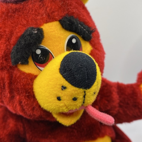 Vintage Nanco Tootsie Roll Pop Raspberry Plush Stuffed Animal Bear 1999 - Picture 11 of 14